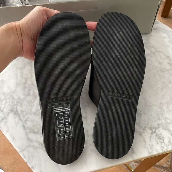 Everlane The Day Crossover Sandal New in Box Size 7 Black - Picture 10 of 16